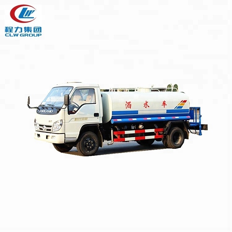 Foton Forland 5000 gallon water tank truck/small water bowser truck for sale