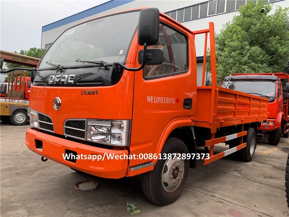 Dongfeng 6 wheels cargo truck for sale 5 tons lorry trucks for sale 115HP Diesel lorry cargo truck