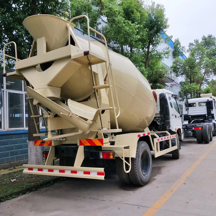 Foton small truck concrete mixer/5 ton concrete mixer truck