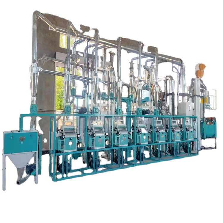 Automatic wheat flour mill wheat flour grain milling roller mill flour mills machine grain processing equipment