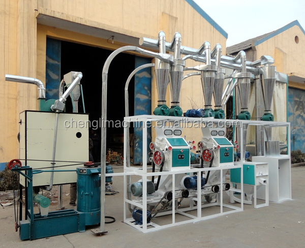 small scale garin corn flour processing mill plant machine