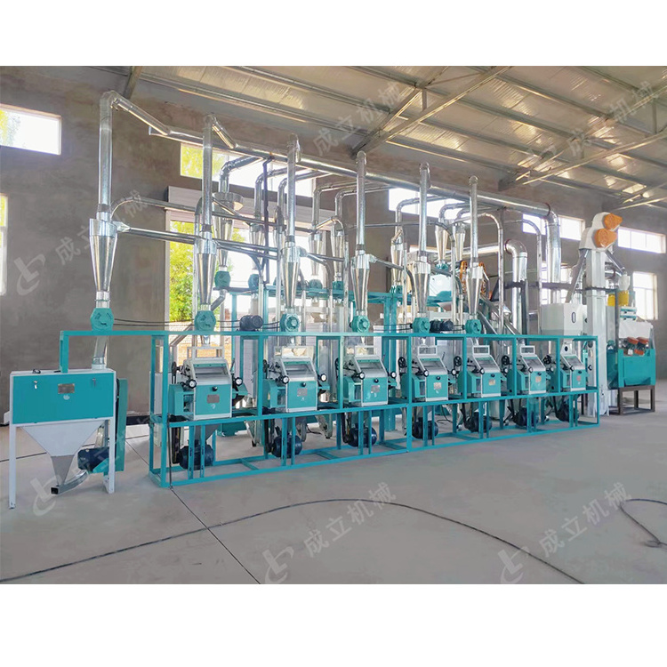 Automatic wheat flour mill wheat flour grain milling roller mill flour mills machine grain processing equipment