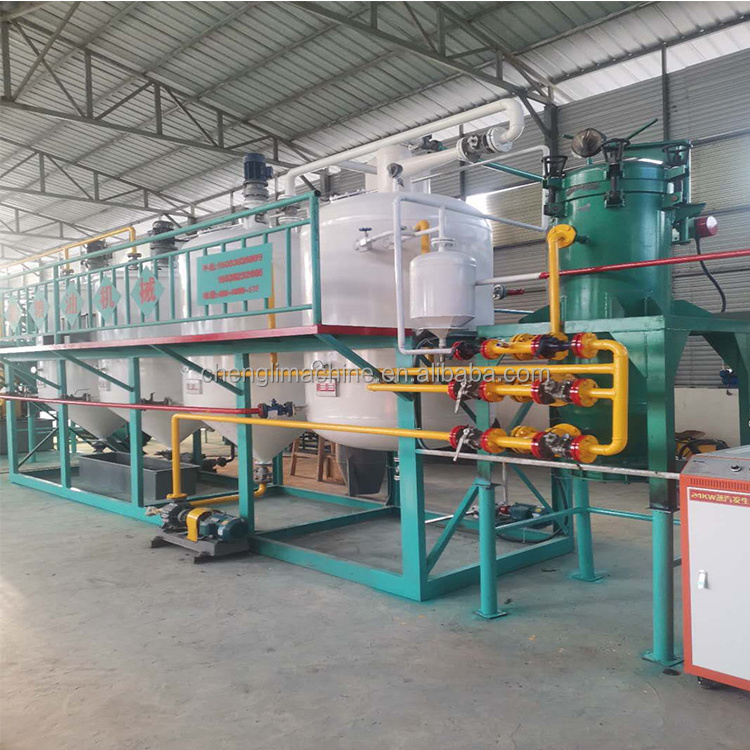 sunflower edible oil refinery machine soybean/coconut oil refined mini crude oil palm refinery plant cost