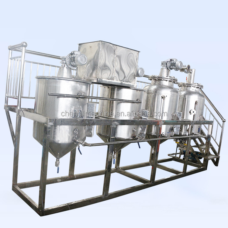 Vegetable Oil Machine Refinery Soybean Oil Refining Machine Palm oil making processing machine plant