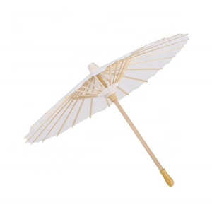 Wedding Chinese Bamboo Parasol Craft Oil Handmade Chinese Dance Props Sun Hand White Cocktail Oil Paper Umbrella