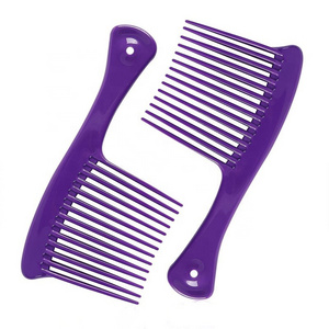 2023 High-quality Afro 4C Hair Plastic Jumbo Rake Pick Comb