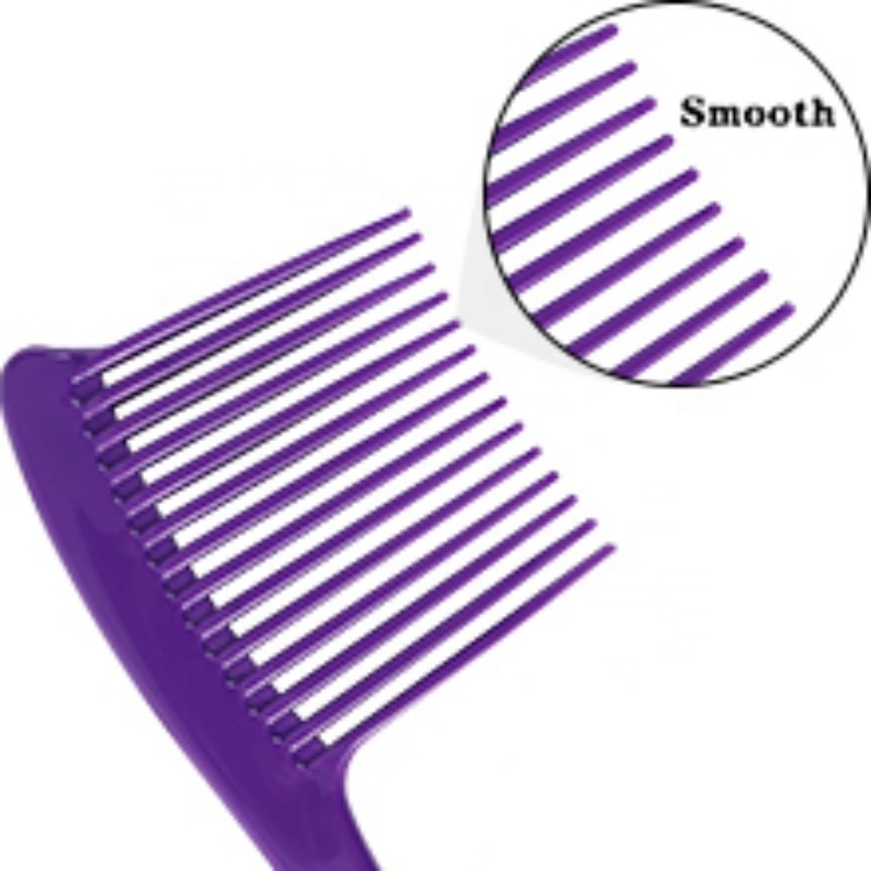 2023 High-quality Afro 4C Hair Plastic Jumbo Rake Pick Comb