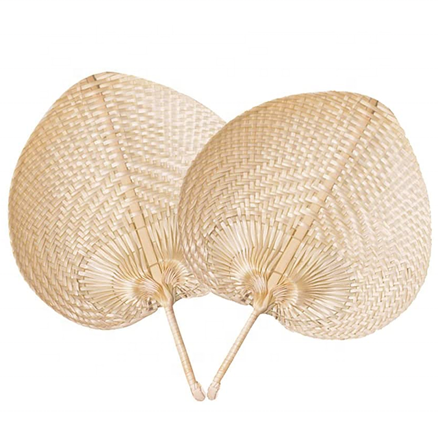 Natural Bamboo Raffia Hand Fans,Hand Weaving Fan for Summer Cooling Supplies Farmhouse Wall Decor Wedding Party Favors