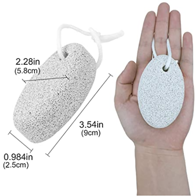 Natural Lave Pumice Stone for Feet/Hand, Small Callus Remover/Foot Scrubber Stone