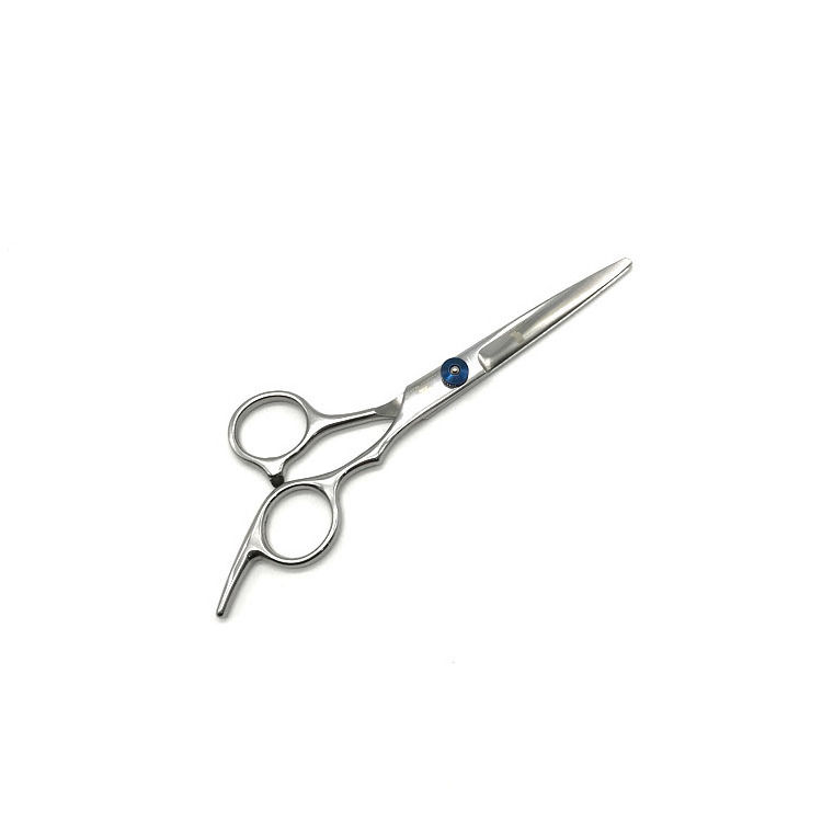 Electroplated blue screw professional barber salon hair cutting beard trimming scissors shears