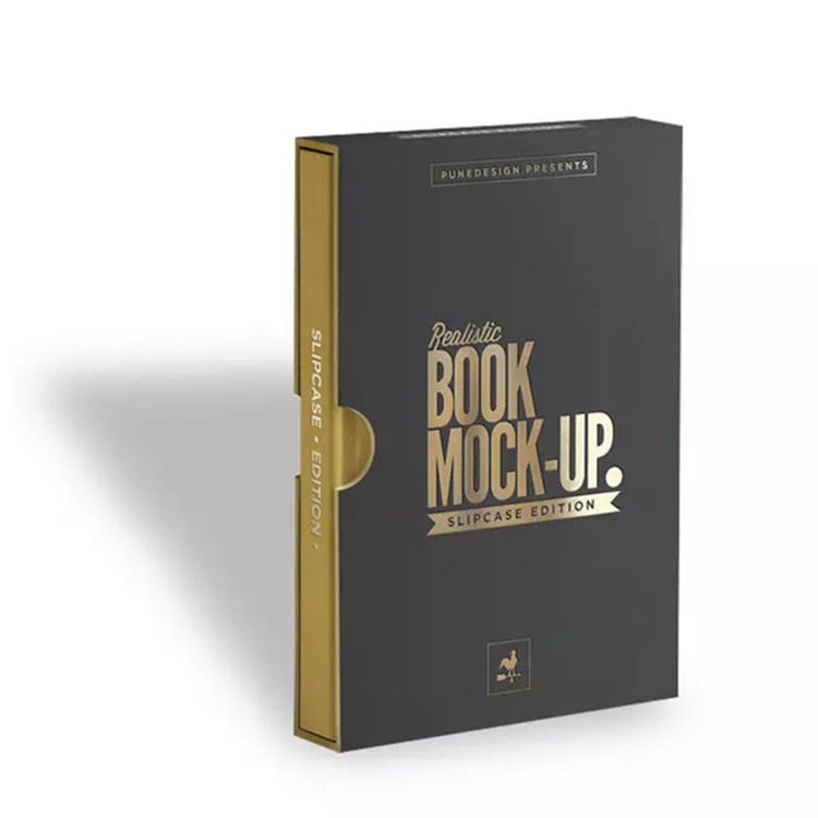 Custom Books On Demand Full Color Hardcover Book Case Bound Story Novel Book Printing with Slipcase