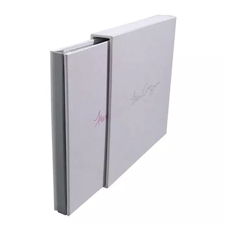 Custom Books On Demand Full Color Hardcover Book Case Bound Story Novel Book Printing with Slipcase