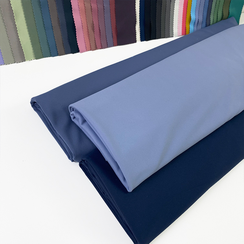 160cm width 230gsm double brushed 78 polyester and elastane stretch 22% spandex fabric