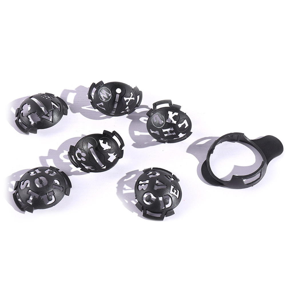 CHENGMO SPORTS Golf Ball Alignment Tool Accessories 6Pcs Golf Ball Line Marker Wholesale Golf Ball Marker Hat Clip