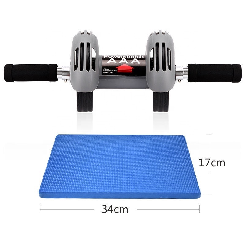 CHENGMO SPORTS Factory Direct High Quality Ab whee Roller Muscle Trainer Abdominal Wheel New Design Double Wheel Roller