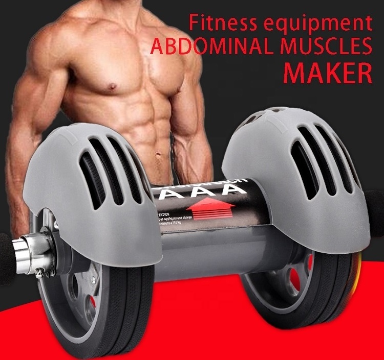 CHENGMO SPORTS Factory Direct High Quality Ab whee Roller Muscle Trainer Abdominal Wheel New Design Double Wheel Roller