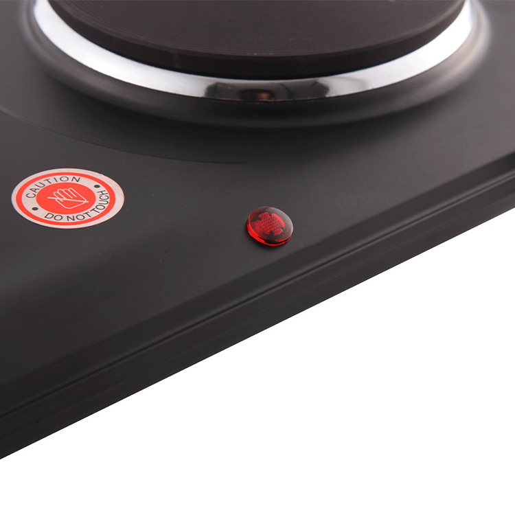 Tyler 1500W Home Appliance Double Burner Soild Hotplate Portable Cooking Stove Electric Hot Plates For Cooking