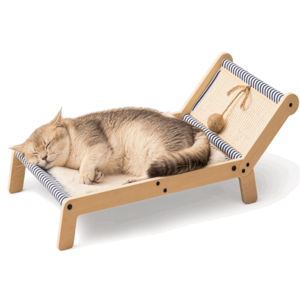 Cat Hammock Bed Indoor Scratcher Cat Lounger Mini Beach Chair Cat Hammock Bed