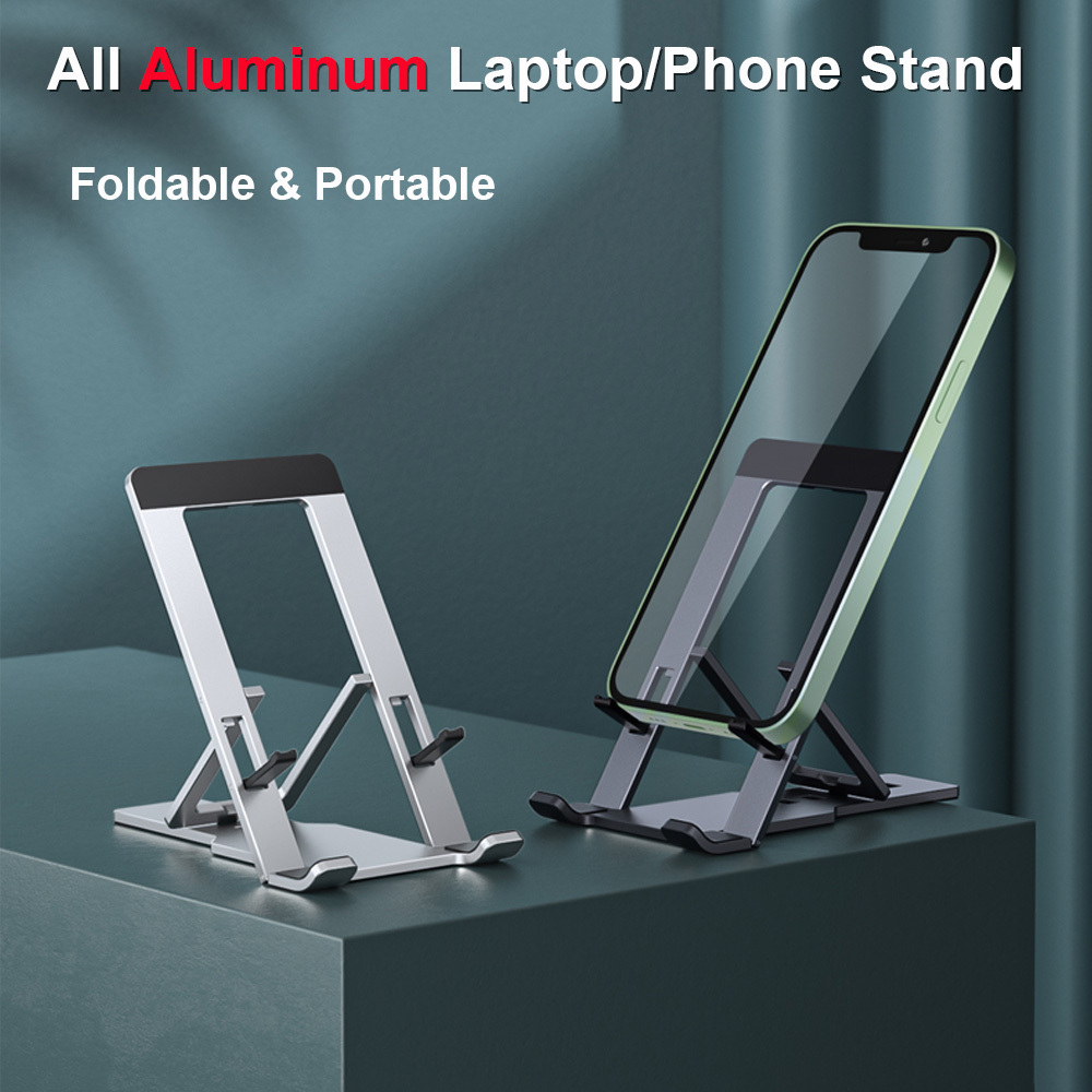 foldable soporte para celular portable aluminum smartphone tablet mobile stand phone stand holder