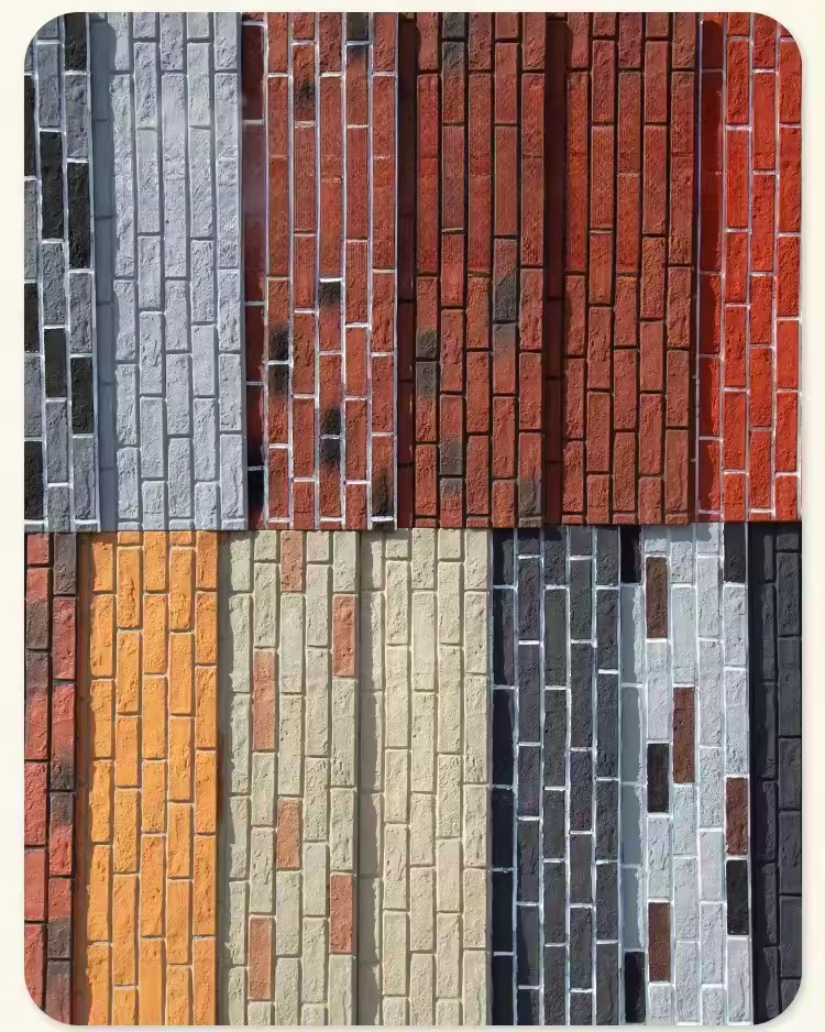 High Quality Pu Faux Stone Wall Panel Faux Brick Exterior Wall Stone Tile