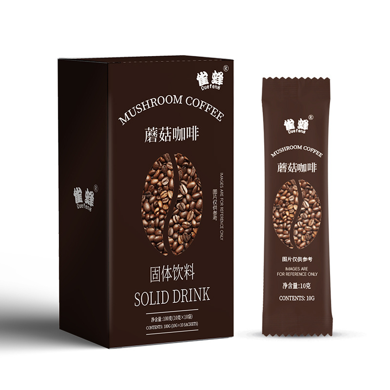 OEM/ODM mushroom coffee private label organic mushroom coffee powder lions mane mushroom coffee