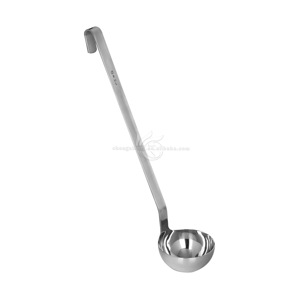 Kitchen Utensils Make Cooking Ladle Rustproof Heat Resistance Integral Forming Stainless Steel Soup Ladle