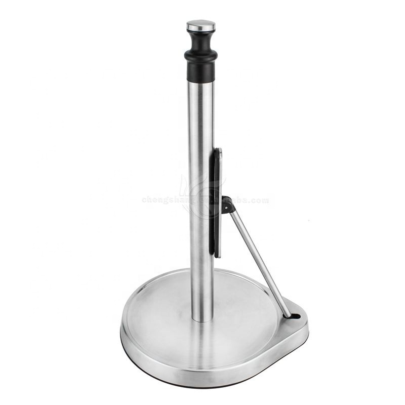 Bathroom Good Grips Simply Tear Brushed Stainless Steel Standing Paper Towel Holder