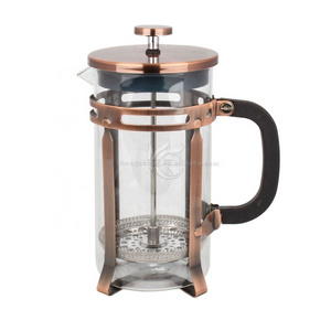 Rose Golden French Press Coffee Maker Travel French Press Coffee Filter Press Teapot