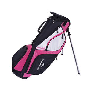 Cheap High quality custom Pink Ladies Golf Bag Golf Stand Bag