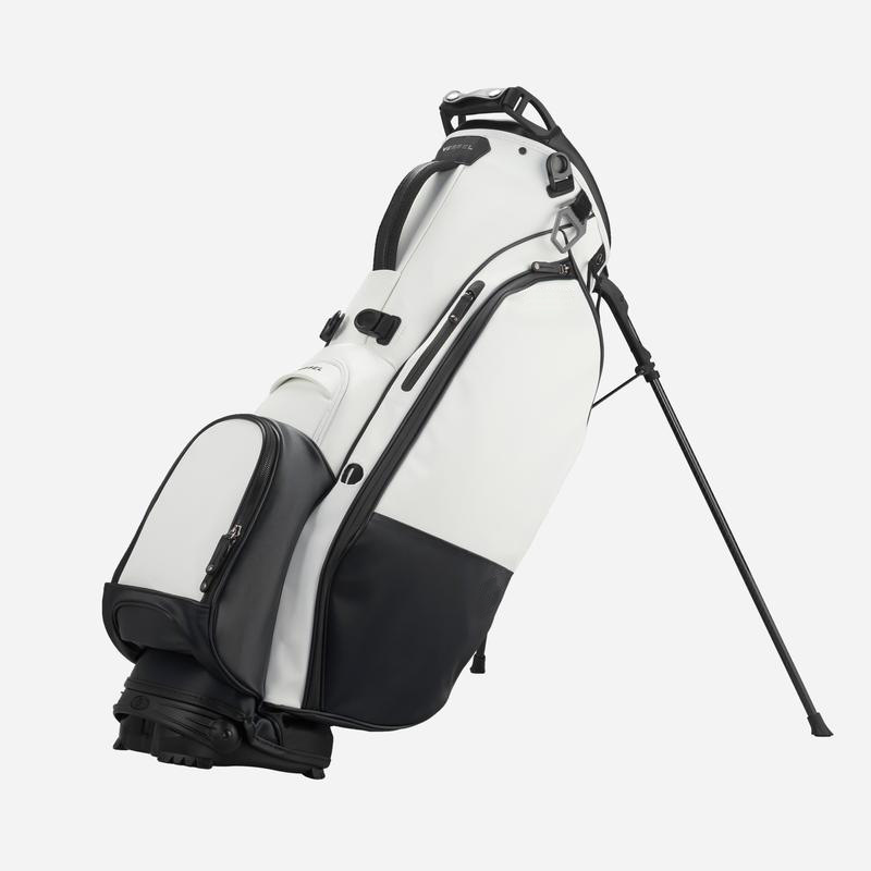 Manufacturer Supplier personalized customized white pu leather golf stand cart tour bag