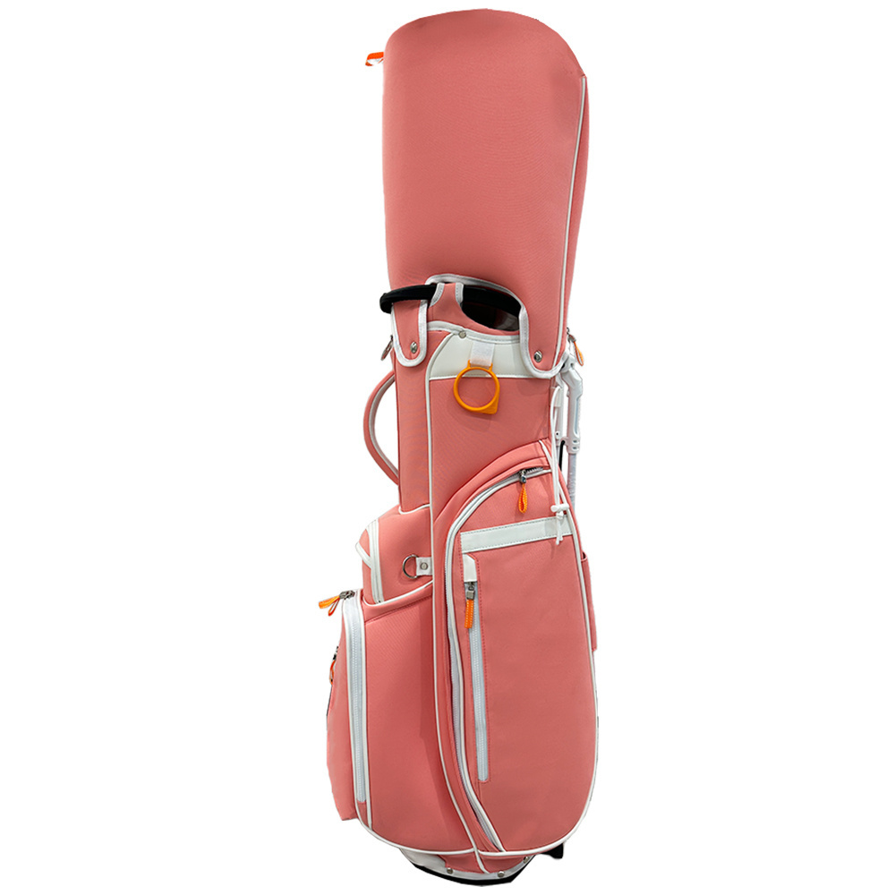 ChengSheng 2024 Super New Pink Lightweight Pu Icecream Color Waterproof Golf Bag Stand with Custom logo for Lady