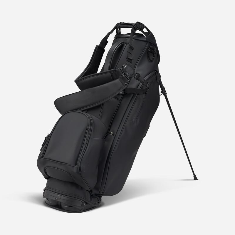 Manufacturer Supplier personalized customized white pu leather golf stand cart tour bag