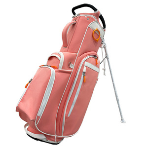 ChengSheng 2024 Super New Pink Lightweight Pu Icecream Color Waterproof Golf Bag Stand with Custom logo for Lady