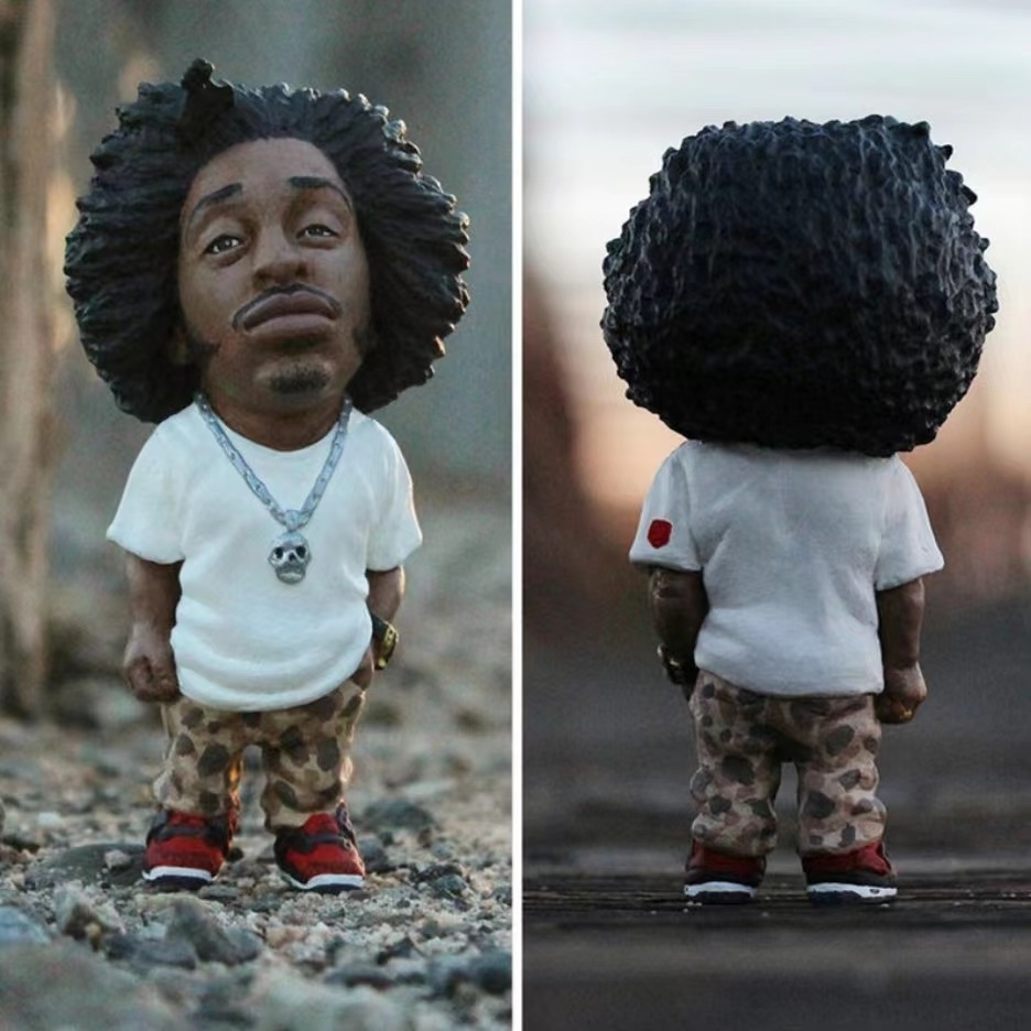 Custom logo hot selling hit hop rapper commemorative resin statue custom resin figurines