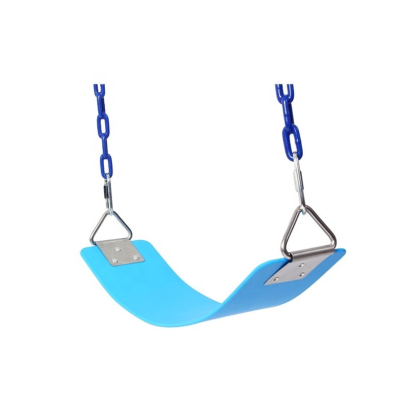 Baby swinging chair Triangle Head Outdoor swing chair Plastic Swing Seats with Chains for Children