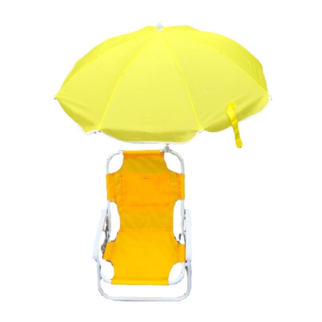 Lightweight Easy Carry Folding Outdoor Backrest Camping Small Chair Children Sun Kids Beach Chairs With Umbrellas