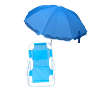 Lightweight Easy Carry Folding Outdoor Backrest Camping Small Chair Children Sun Kids Beach Chairs With Umbrellas