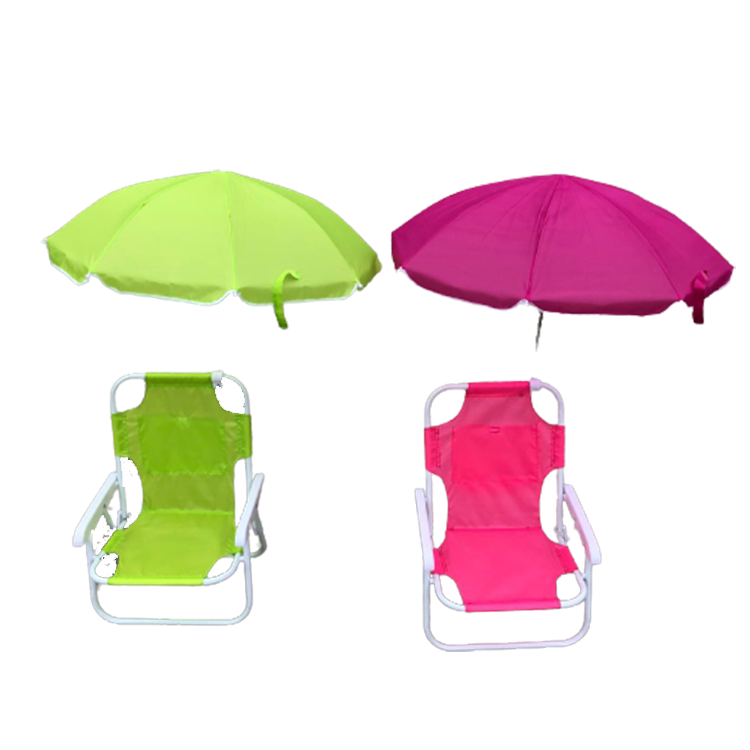 Lightweight Easy Carry Folding Outdoor Backrest Camping Small Chair Children Sun Kids Beach Chairs With Umbrellas