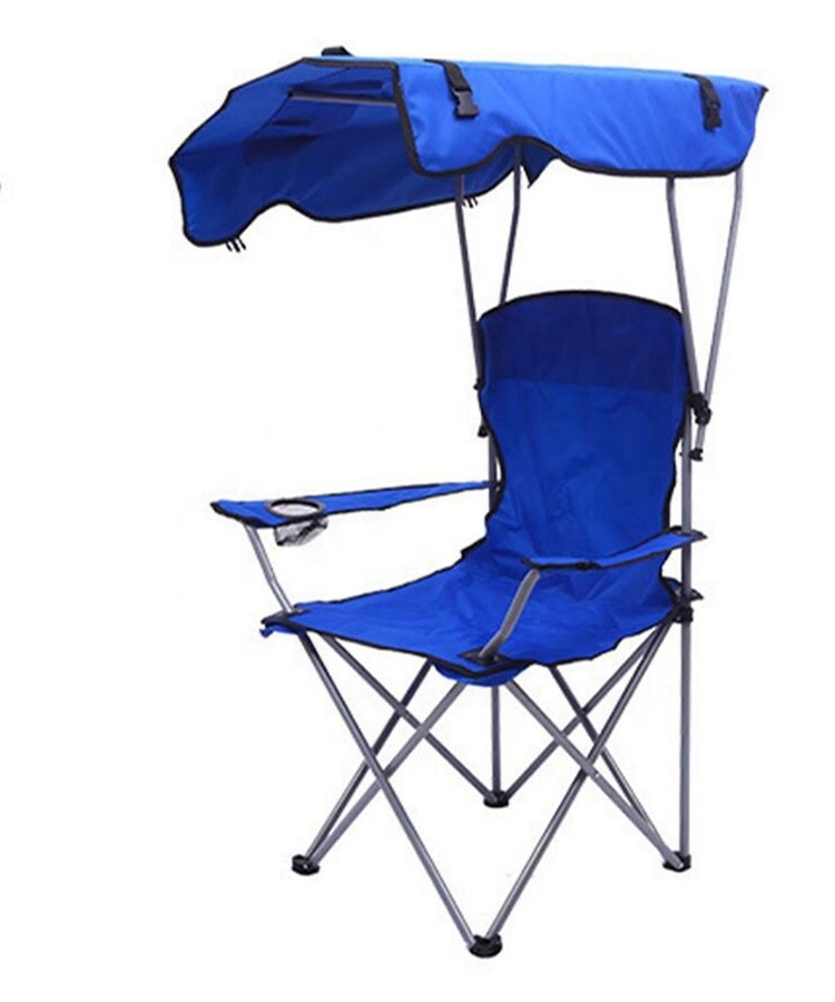 Leisure folding oxford camping umbrella outdoor foldable backpack portable canopy chairs popular beach chair with sunshade