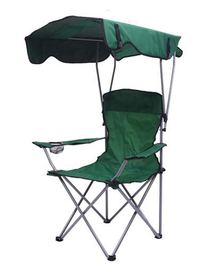 Leisure folding oxford camping umbrella outdoor foldable backpack portable canopy chairs popular beach chair with sunshade