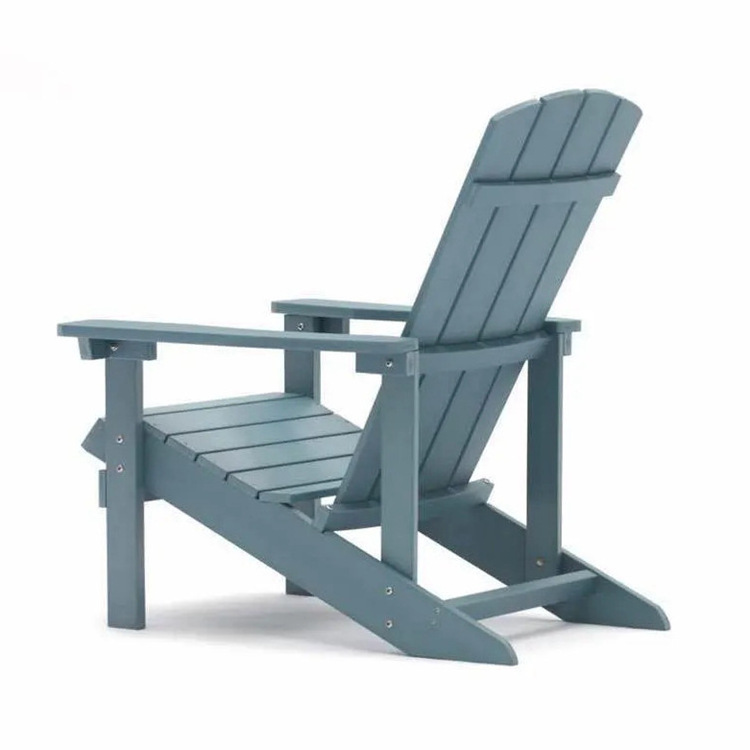 Waterproof Outdoor Garden Patio Beach Folding Lounge Hard Plastic Polywoo Muskoka Adirondack Chairs Furniture