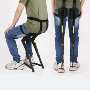 Exoskeleton Wearable chair  Lightweight Folding Chair Fishing Folding Stool Outdoor Portable Travel Multifunctional Seat Stool