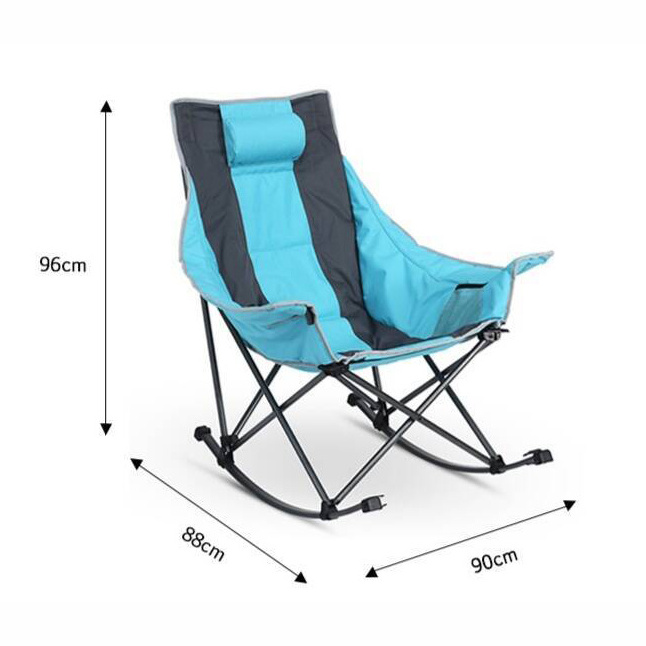 OEM Recliner Portable Beach Chair Folding Outdoor Rocking Camp Chair