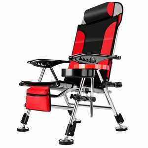 Fishing Chair Beach  Outdoor Foldable Chair Recliner Portable Multifunction Fishing Chair With Bag