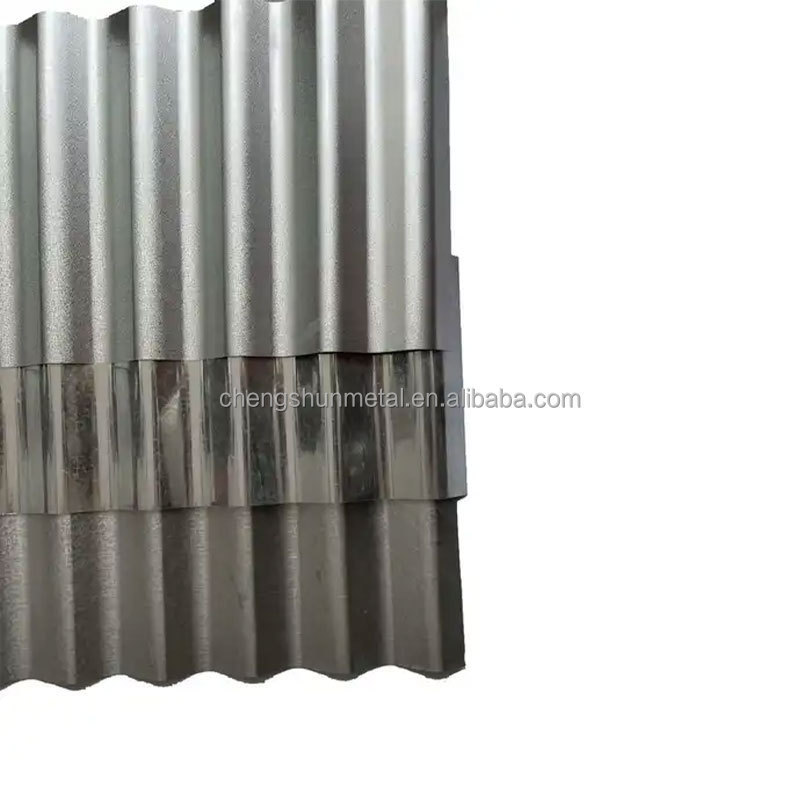 White Corrugated Roofing Sheet 6063 1060 Galvanized Aluminum Rolls 1mm 3mm 5mm Thick GA 26 Corrugated Aluminum Plates