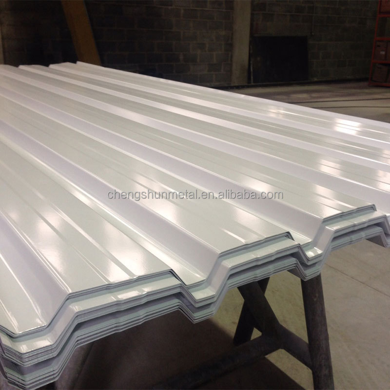 White Corrugated Roofing Sheet 6063 1060 Galvanized Aluminum Rolls 1mm 3mm 5mm Thick GA 26 Corrugated Aluminum Plates