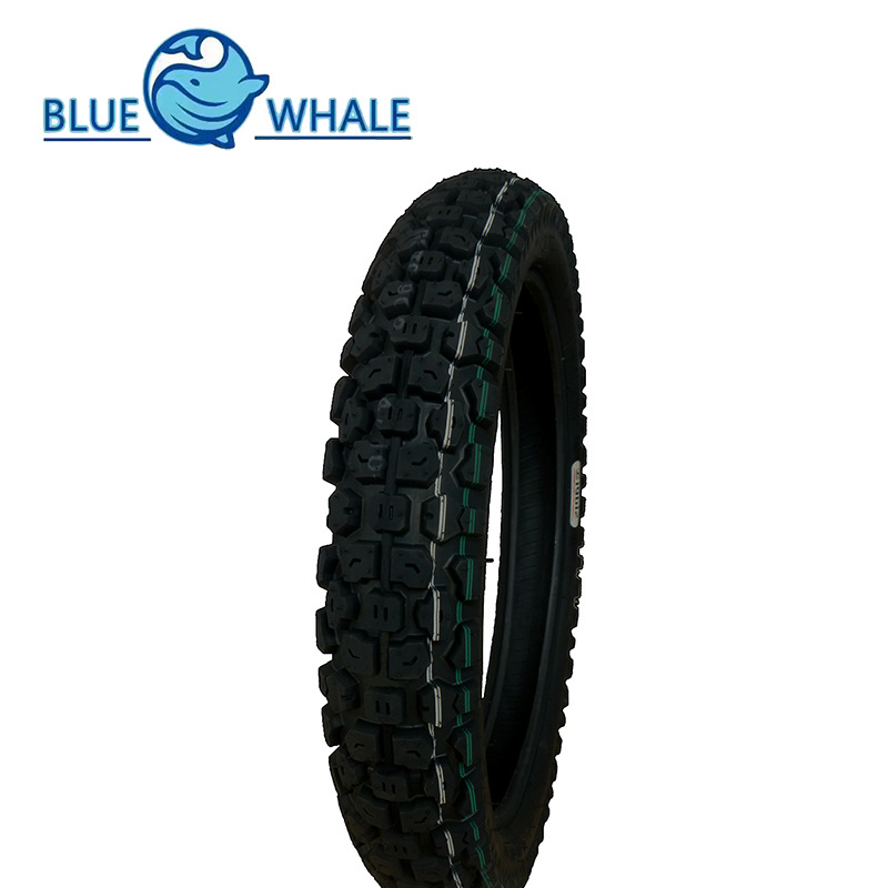 Blue whale brand off-road 6PR motorcycle tyre 2.75 18 4.10 18 tubeless tire