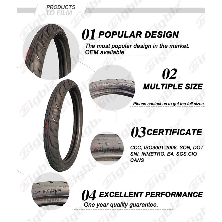 Factory Supplier Tire Motorcycle 90/90 18 300 16/3.00-16/300 16 Cheap Llanta De Moto