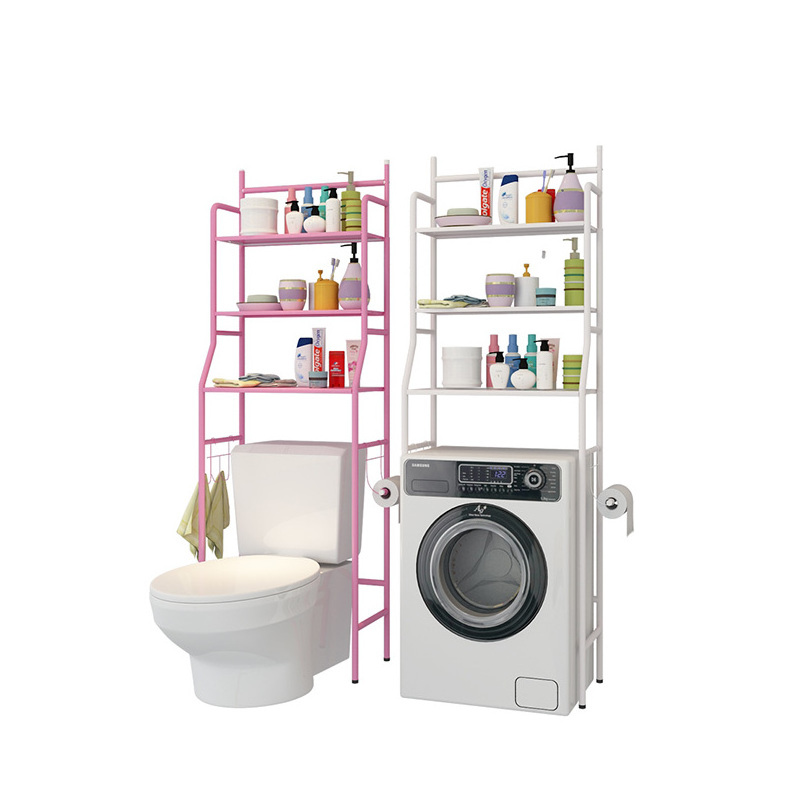 3 shelves Bathroom space Storage rack in toilet rack Bathroom corner rack Storage organization accessories