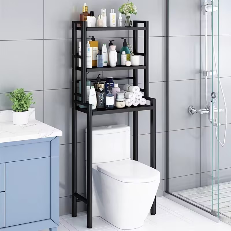 3 Layer Multipurpose toilet paper bathroom stand organizer shelf adjustable Washing machine storage Shelves Over the Toilet rack